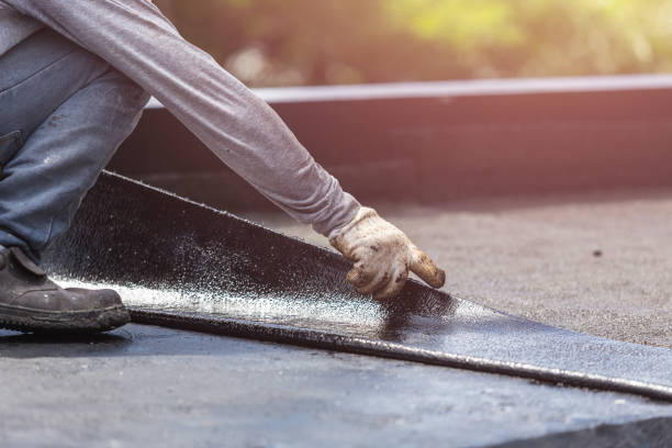 Professional Exterior Waterproofing technician working in Smithfield, KY